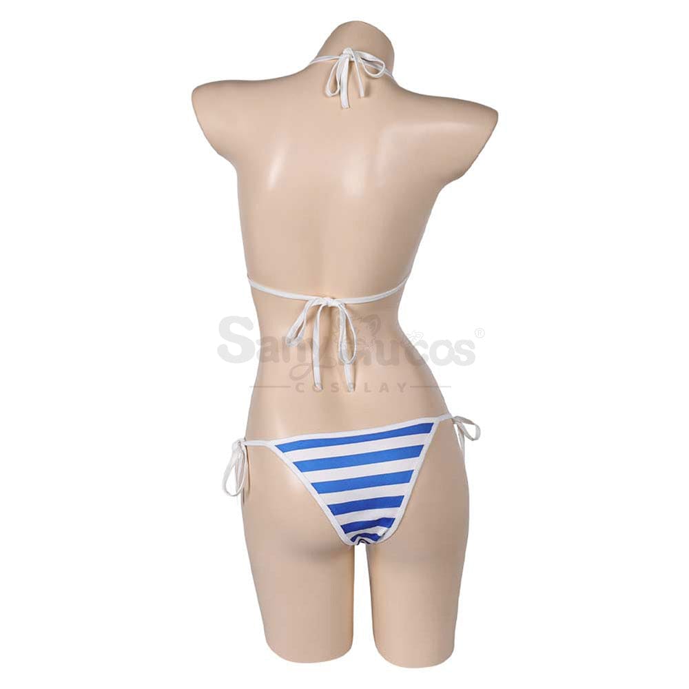 Game Street Fighter Cosplay Cammy White Bikini Swimsuit Costume Costumes