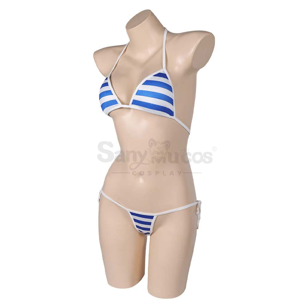 Game Street Fighter Cosplay Cammy White Bikini Swimsuit Costume Costumes