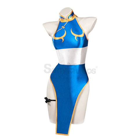 Game Street Fighter Cosplay Chun-Li Swimsuit Costume Costumes