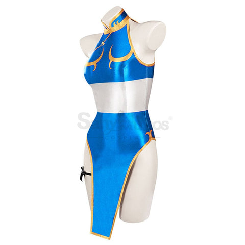 Game Street Fighter Cosplay Chun-Li Swimsuit Costume Costumes