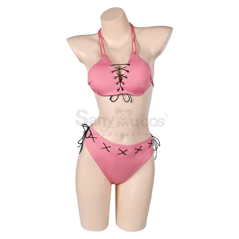 Game Street Fighter Cosplay Lucia Morgan Bikini Swimsuit Costume Costumes