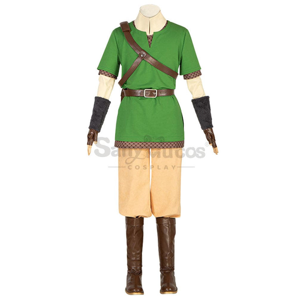 Game The Legend Of Zelda Cosplay Green Link Costume Costumes