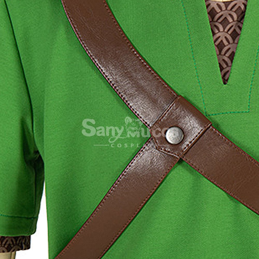 Game The Legend Of Zelda Cosplay Green Link Costume Costumes