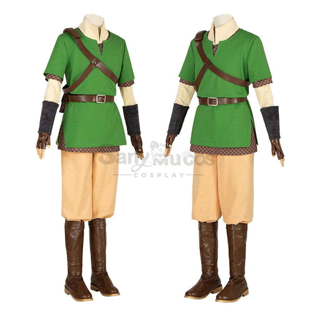 Game The Legend Of Zelda Cosplay Green Link Costume Costumes