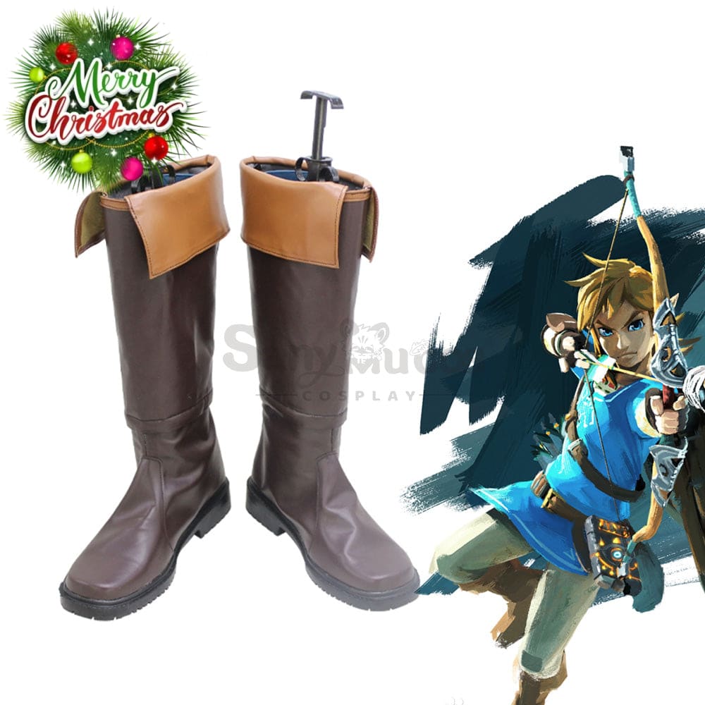 Game The Legend Of Zelda Cosplay Link Boots Shoes