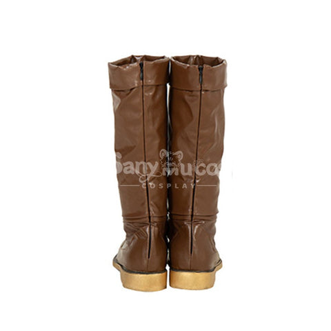 Game The Legend Of Zelda Cosplay Link Brown Shoes Boots