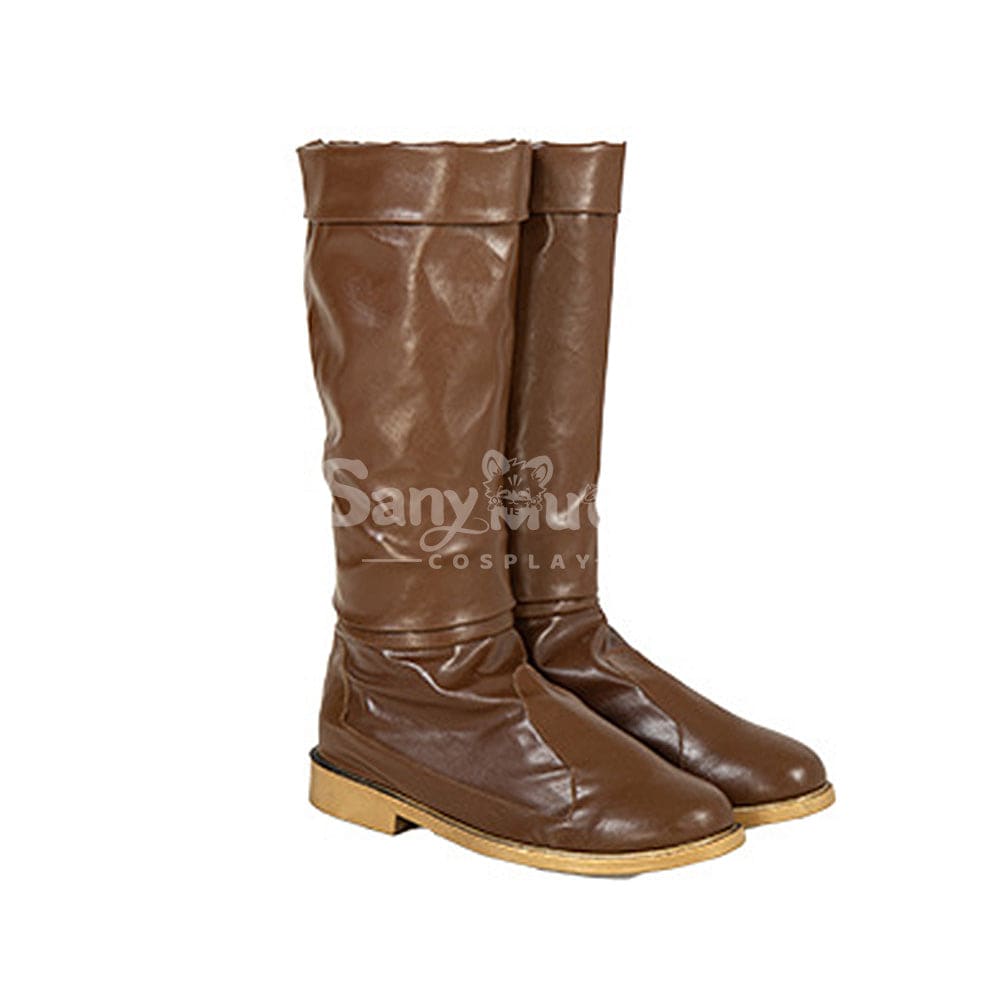 Game The Legend Of Zelda Cosplay Link Brown Shoes Boots