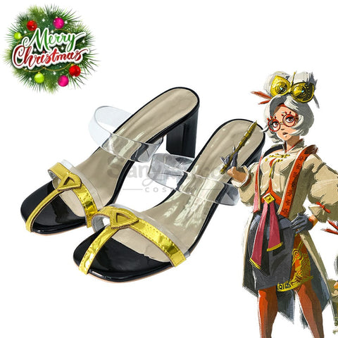 Game The Legend Of Zelda Cosplay Purah Shoes Boots