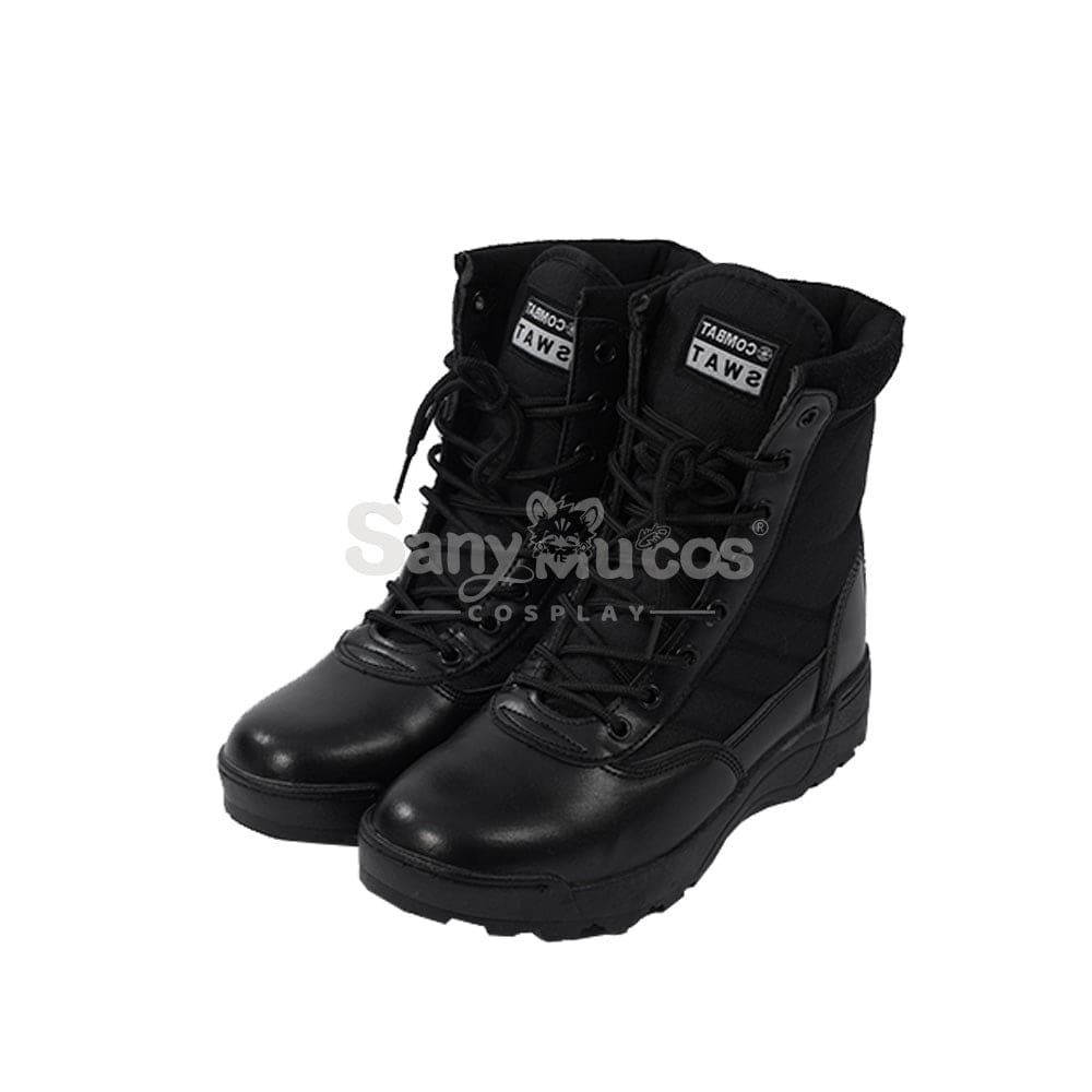 Game The Legend Of Zelda Link Black Shoes Cosplay Boots