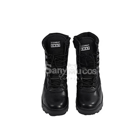 Game The Legend Of Zelda Link Black Shoes Cosplay Boots