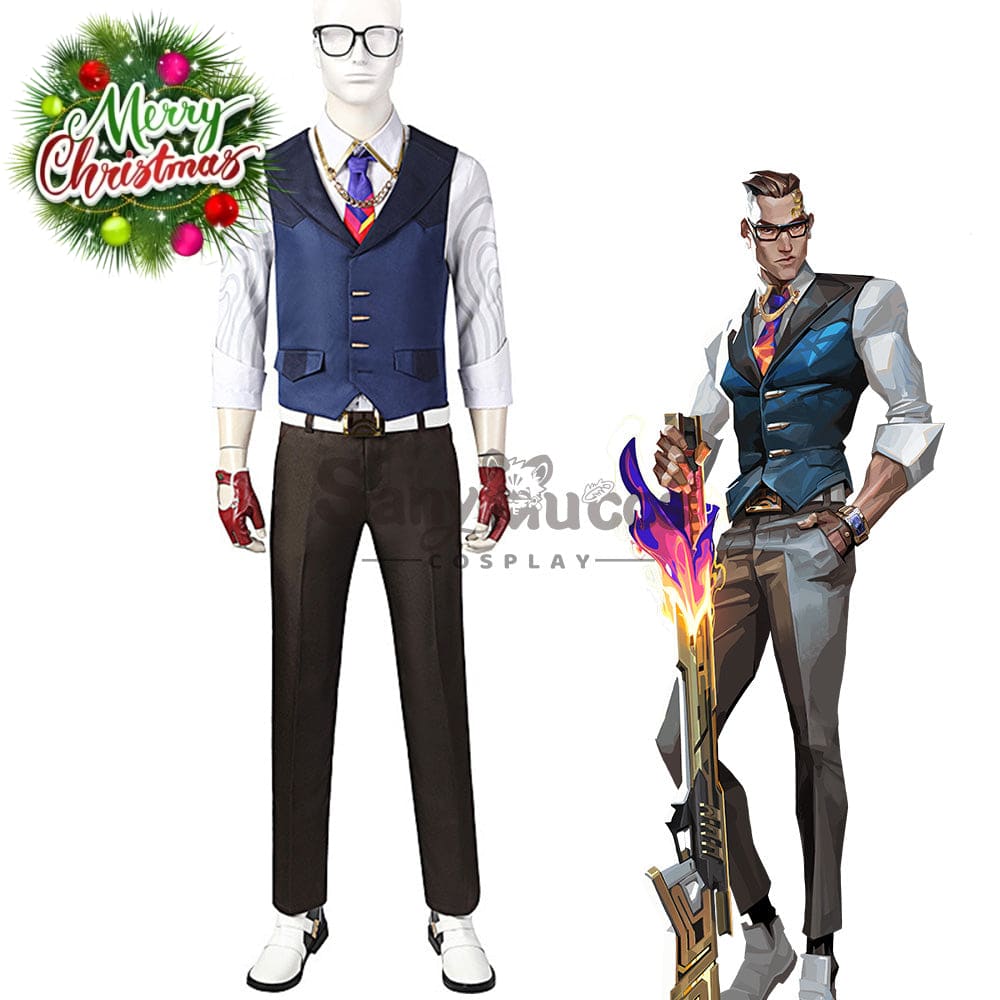 Game Valorant Cosplay Chamber Costume Costumes