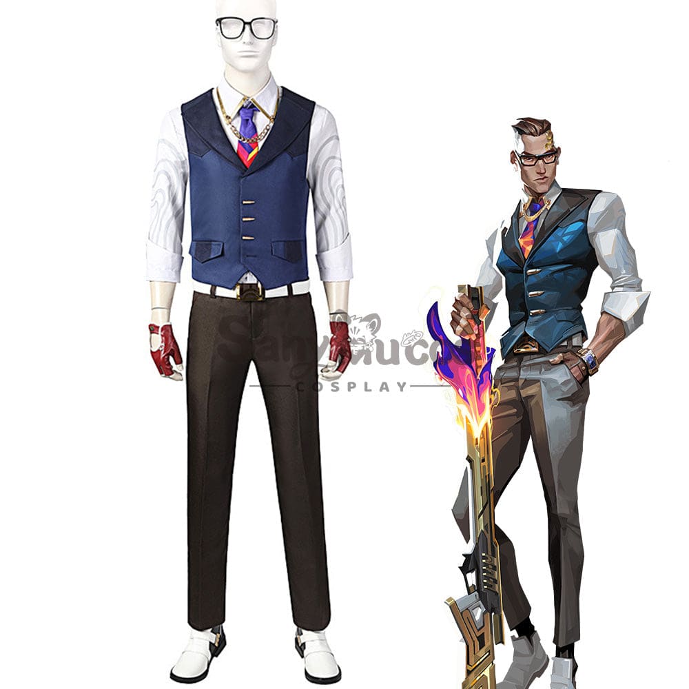 Game Valorant Cosplay Chamber Costume Costumes