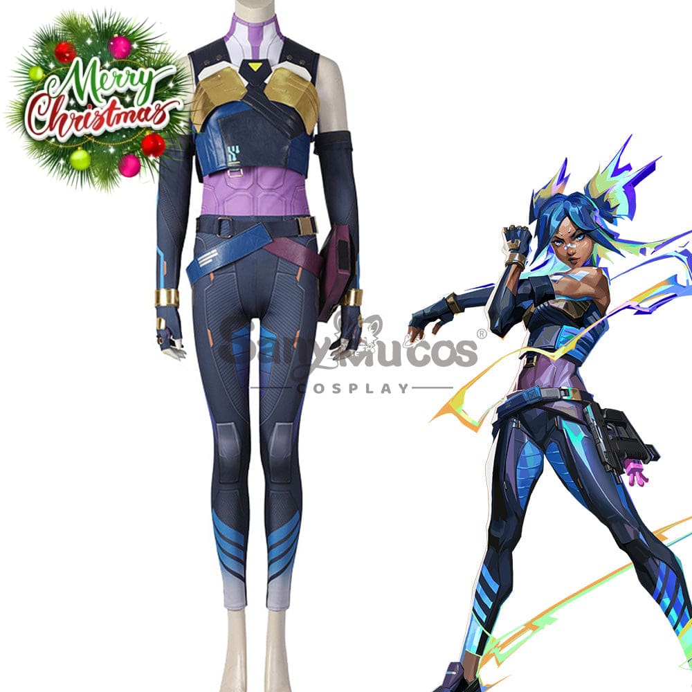 Game Valorant Cosplay Neon Costume Costumes
