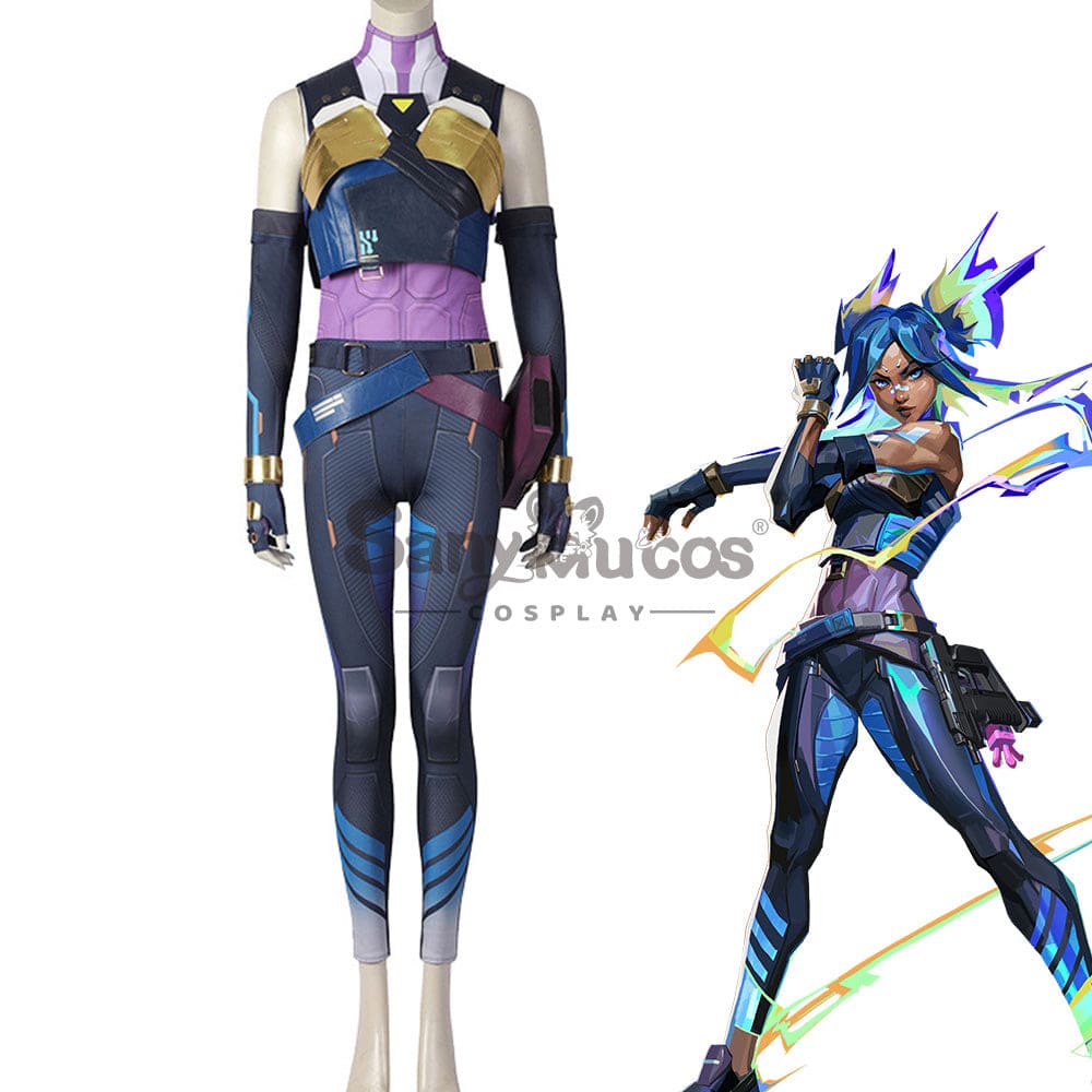 Game Valorant Cosplay Neon Costume Costumes