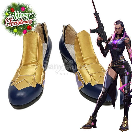 Game Valorant Duelist Reyna Cosplay Shoes Boots 1000