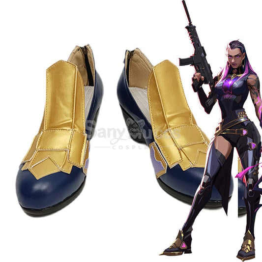 Game Valorant Duelist Reyna Cosplay Shoes Boots 1000