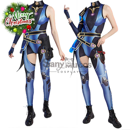 Game Valorant Duelist Reyna Leina Cosplay Costume Roleplaying Clothes Suit With Pants And Earrings 1000