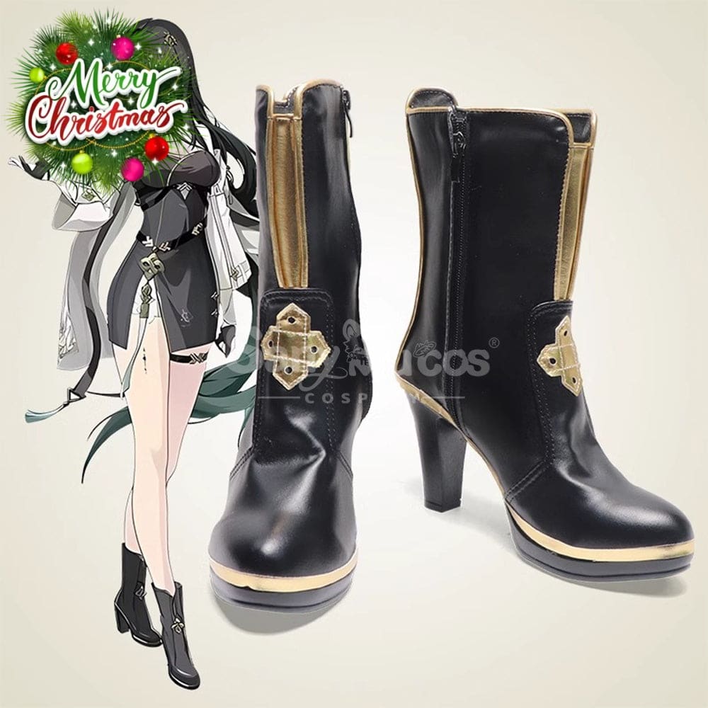Game Wuthering Waves Cosplay Baizhi Shoes Boots
