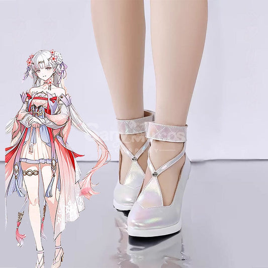 Game Wuthering Waves Cosplay Peach Blossom Radiance Cosplay Shoes Cosplay Shoes Boots 1000