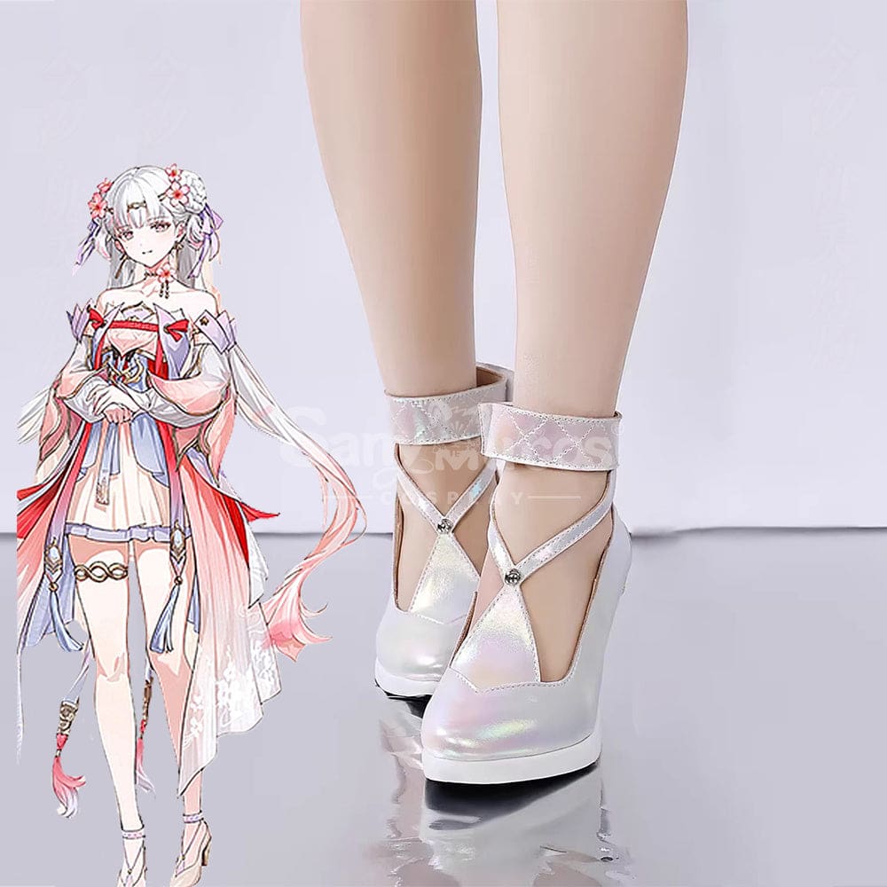 Game Wuthering Waves Cosplay Peach Blossom Radiance Cosplay Shoes Cosplay Shoes Boots