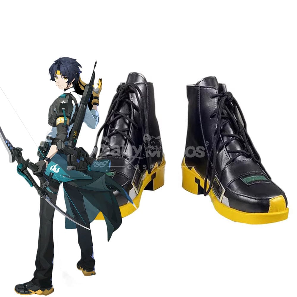 Game Zenless Zone Zero Cosplay Asaba Harumasa Cosplay Shoes Cosplay Shoes Boots