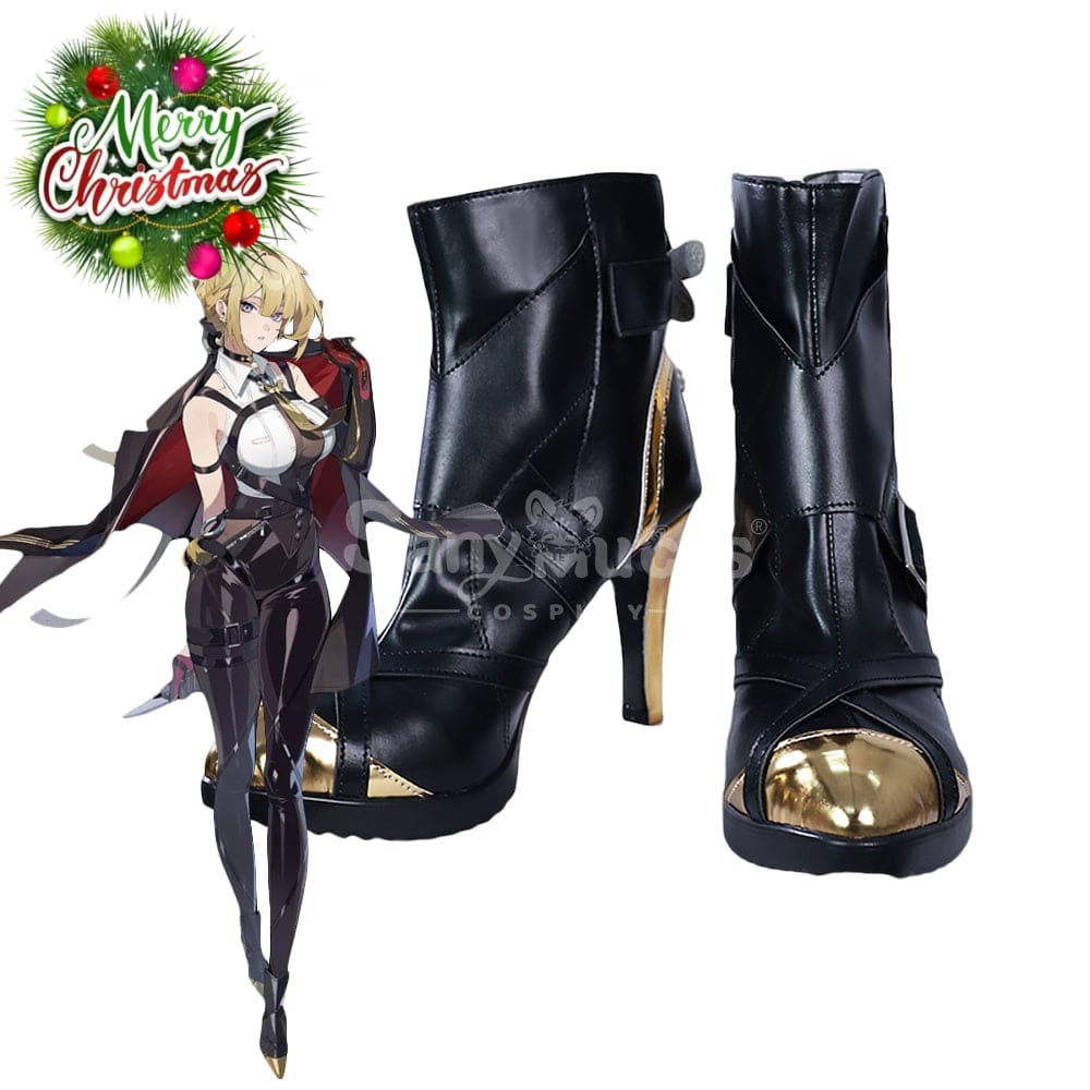 Game Zenless Zone Zero Cosplay Evelyn Chevalier Cosplay Shoes Cosplay Shoes Boots