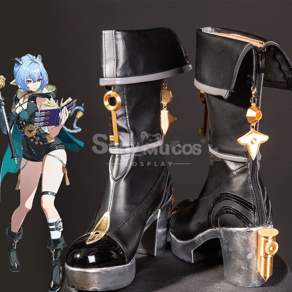 Game Zenless Zone Zero Cosplay Lucia Elowen Cosplay Shoes Cosplay Shoes Boots