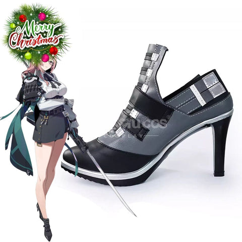 Game Zenless Zone Zero Cosplay Tsukishiro Yanagi Cosplay Shoes Cosplay Shoes Boots