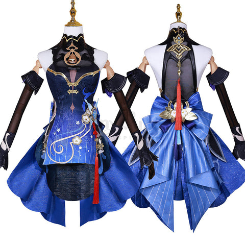 【In Stock】Game Genshin Impact Cosplay Twilight Blossom Ganyu Cosplay Costume