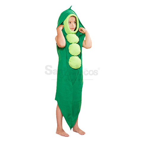 【In Stock】Carnival Cosplay One-piece Sponge Pea Jumpsuit Stage Performance Cosplay Costume