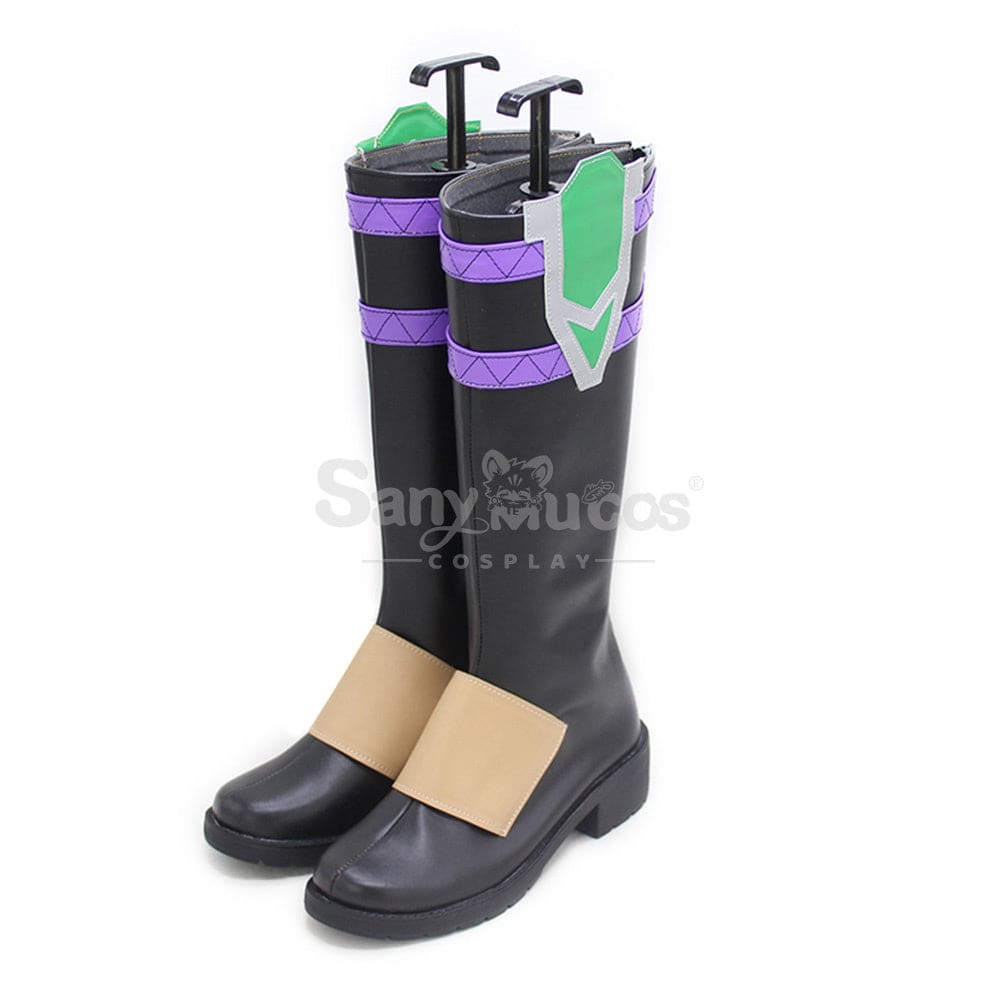 Genshin Impact Xiao Yaksha Cosplay Shoes Male Boots With Decoration