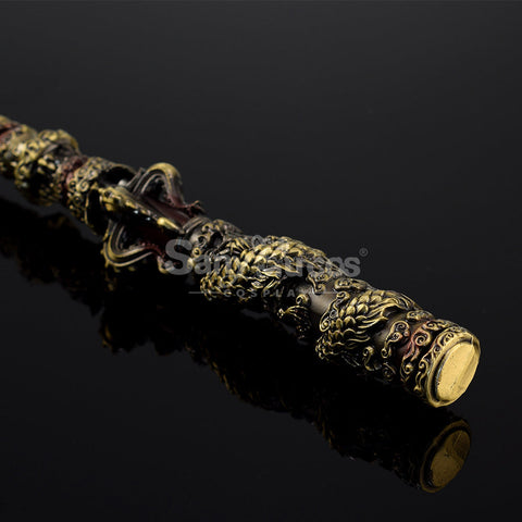 【In Stock】Game Black Myth Wukong Cosplay Ruyi Golden Hoop Props 35Cm Prop