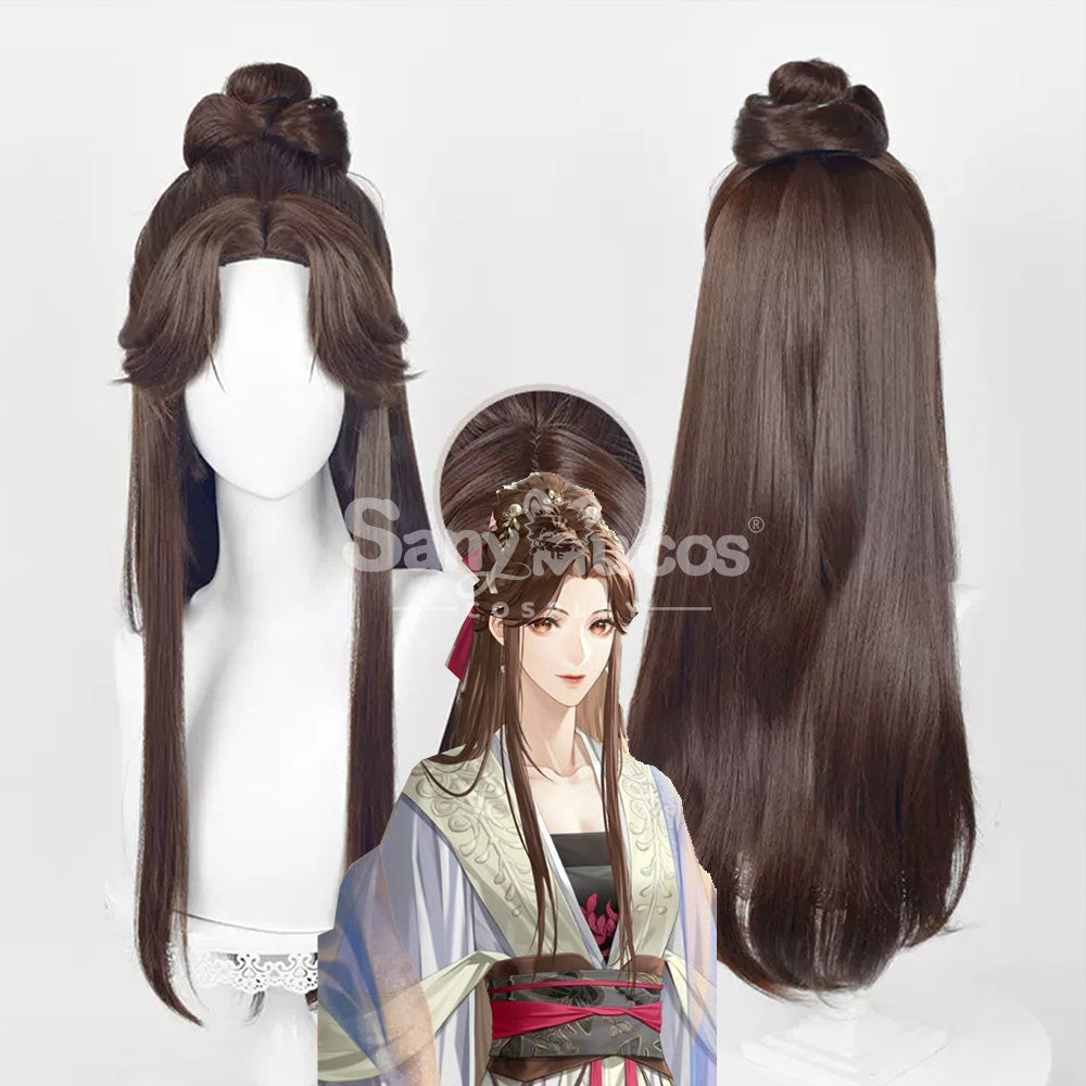 【In Stock】Game Ashes Of The Kingdom Cosplay Prince of Guangling Female Form Cosplay Wig