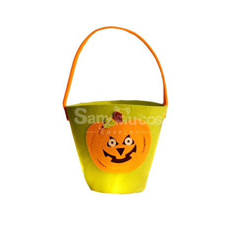 Halloween Cosplay Candy Bag Children’s Pumpkin Pocket Accessory Gift #12 Prop