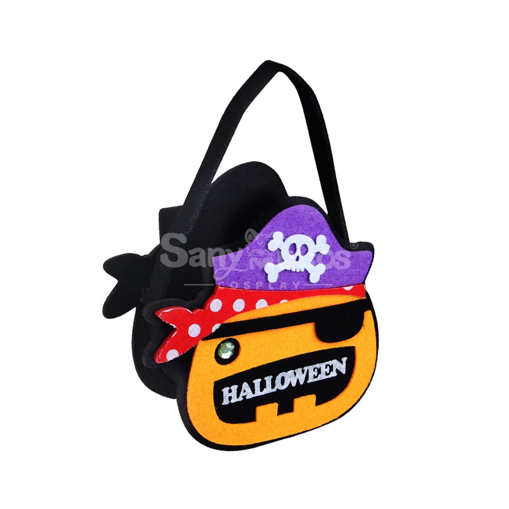 Halloween Cosplay Candy Bag Children’s Pumpkin Pocket Accessory Gift #21 Prop