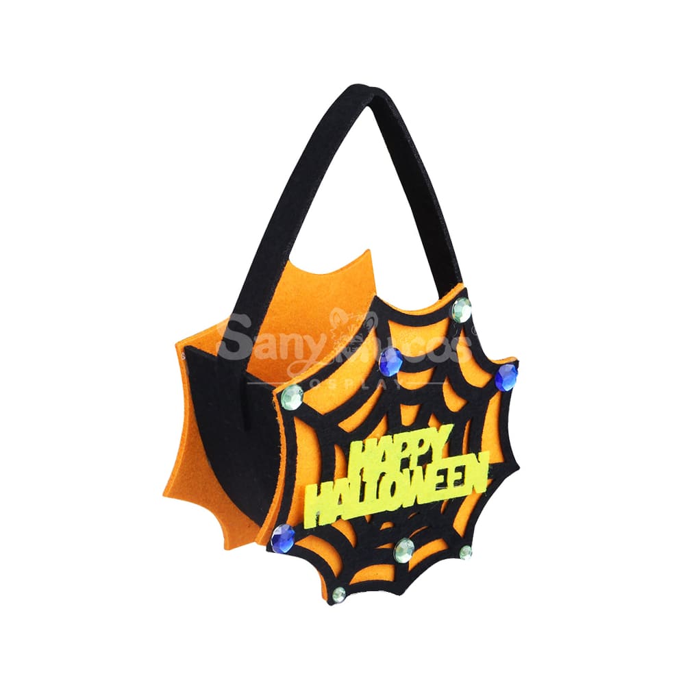 Halloween Cosplay Candy Bag Children’s Pumpkin Pocket Accessory Gift #22 Prop