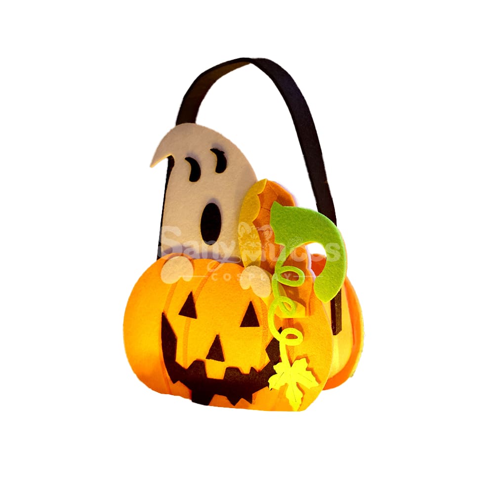 Halloween Cosplay Candy Bag Children’s Pumpkin Pocket Accessory Gift #24 Prop