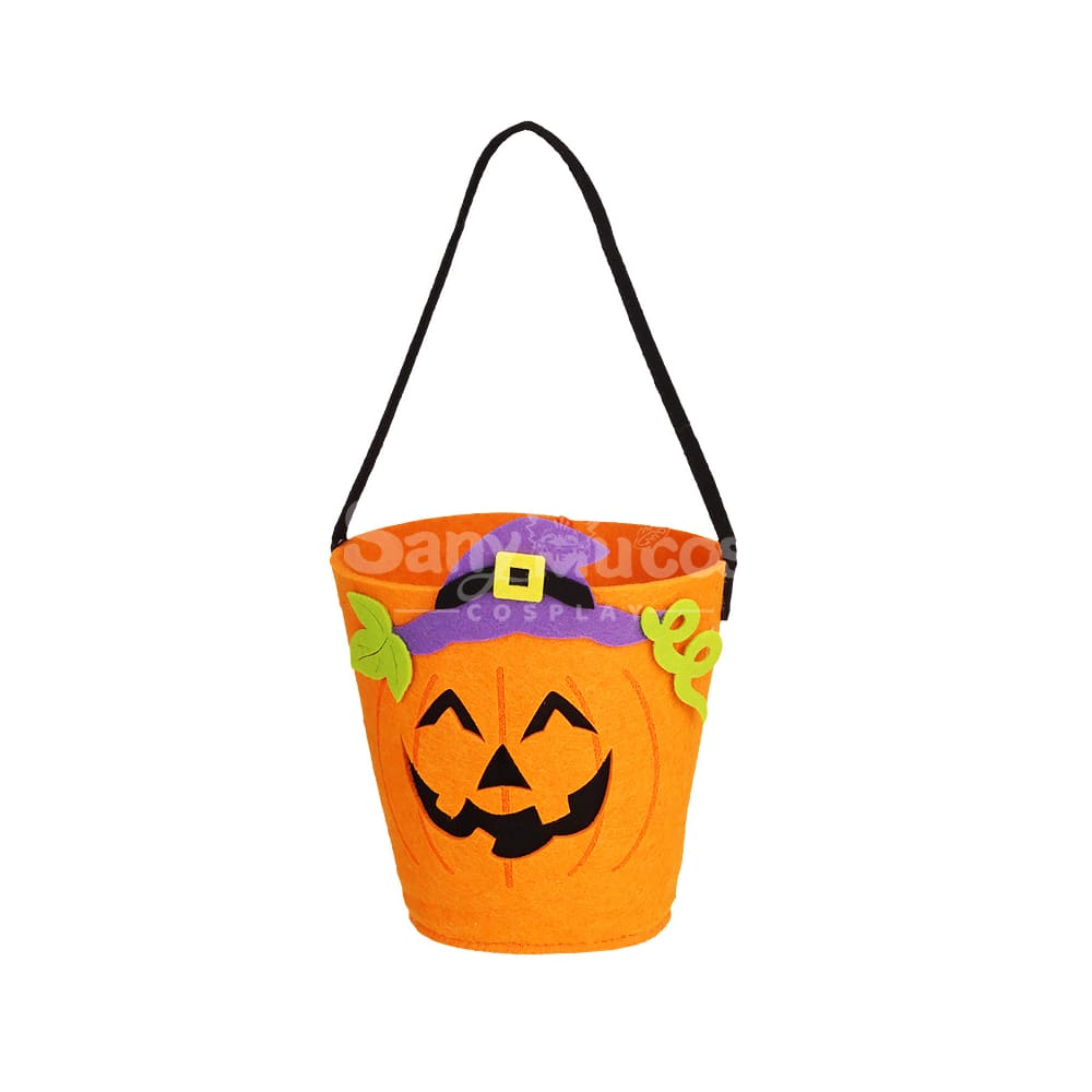 Halloween Cosplay Candy Bag Children’s Pumpkin Pocket Accessory Gift #3 Prop