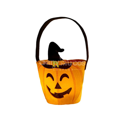 Halloween Cosplay Candy Bag Children’s Pumpkin Pocket Accessory Gift #5 Prop