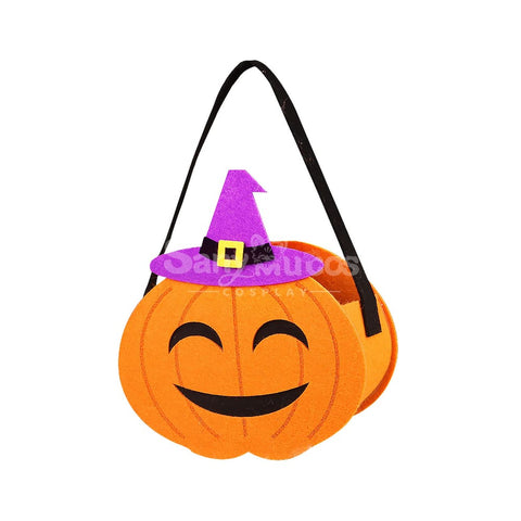 Halloween Cosplay Candy Bag Children’s Pumpkin Pocket Accessory Gift #6 Prop