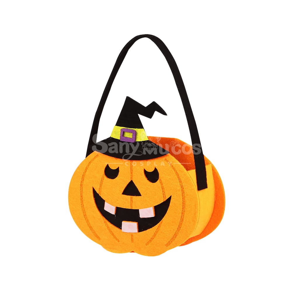 Halloween Cosplay Candy Bag Children’s Pumpkin Pocket Accessory Gift #9 Prop