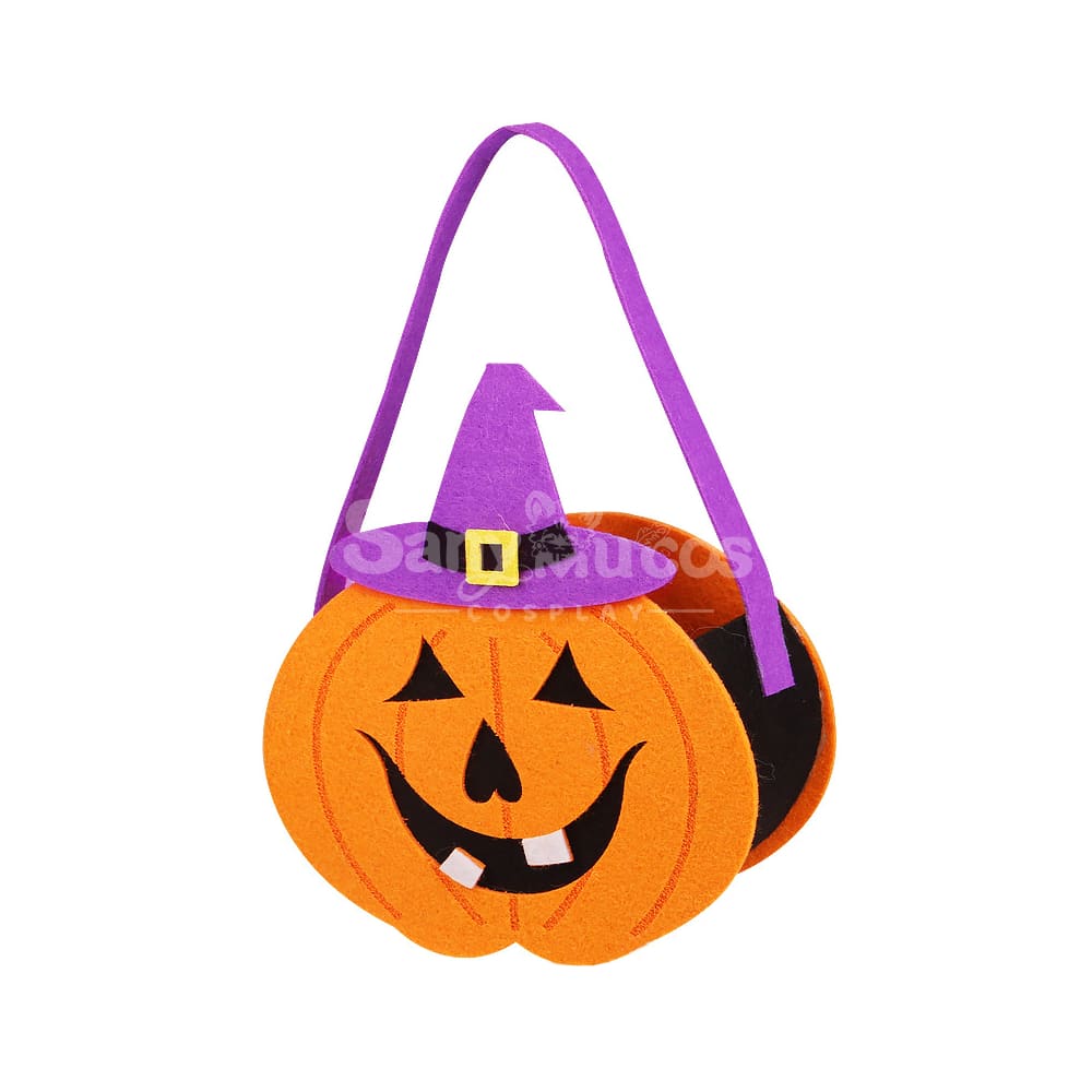 Halloween Cosplay Candy Bag Children’s Pumpkin Pocket Accessory Gift Prop