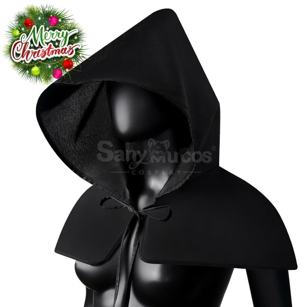 Halloween Cosplay Medieval Black Death Doctor Hood Prop
