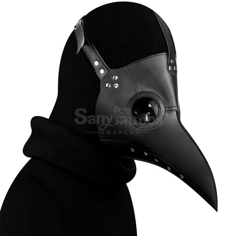 Halloween Cosplay Medieval Black Death Doctor Mask Prop