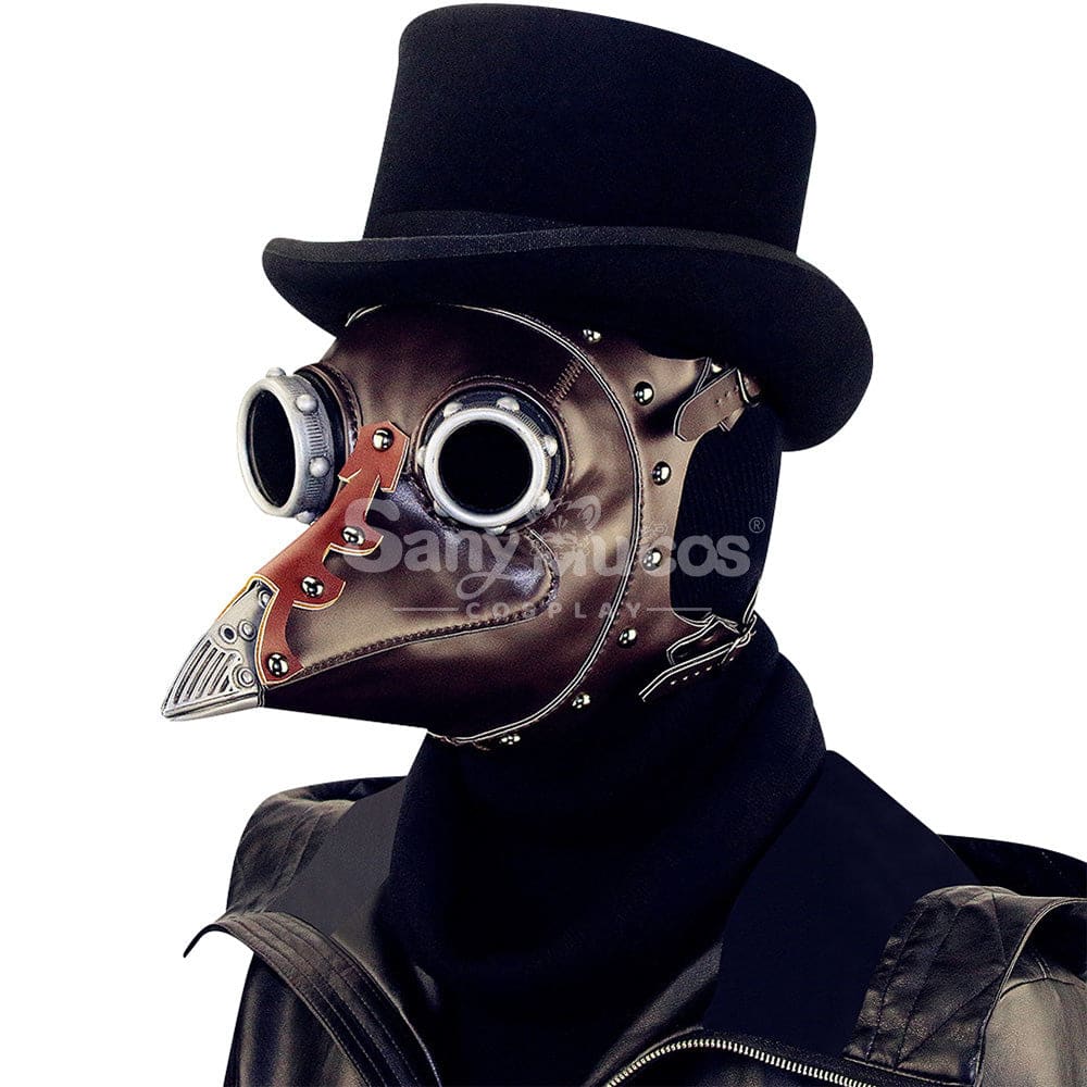 Halloween Cosplay Medieval Black Death Doctor Mask Prop Premium Edition