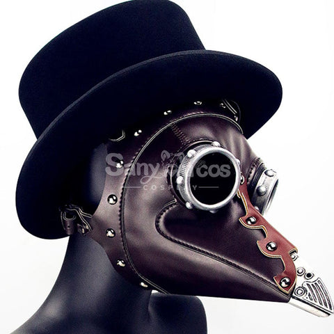 Halloween Cosplay Medieval Black Death Doctor Mask Prop Premium Edition