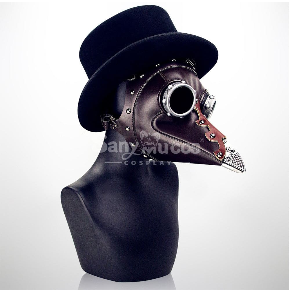 Halloween Cosplay Medieval Black Death Doctor Mask Prop Premium Edition