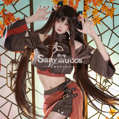 【Weekly Flash Sale on www.sanymucos.com】【48H To Ship】Original Design Game Genshin Impact HuTao Cosplay Costume