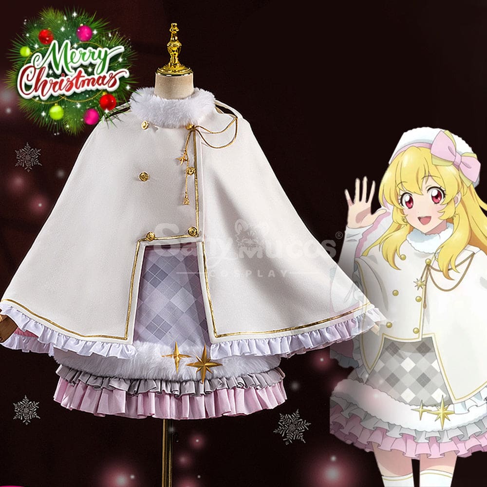 【In Stock】Anime Aikatsu! Cosplay Ichigo Hoshimiya Winter Clothing Cosplay Costume Cosplay Costumes