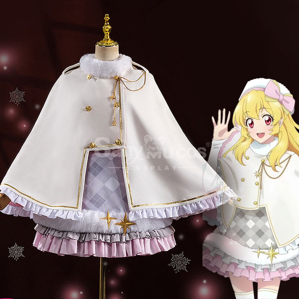 【In Stock】Anime Aikatsu! Cosplay Ichigo Hoshimiya Winter Clothing Cosplay Costume Cosplay Costumes